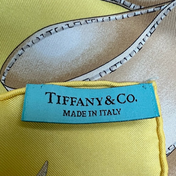 🔴NEW🔴Authentic TIFFANY & CO 100% Silk Scarf🔴 - Picture 4 of 6